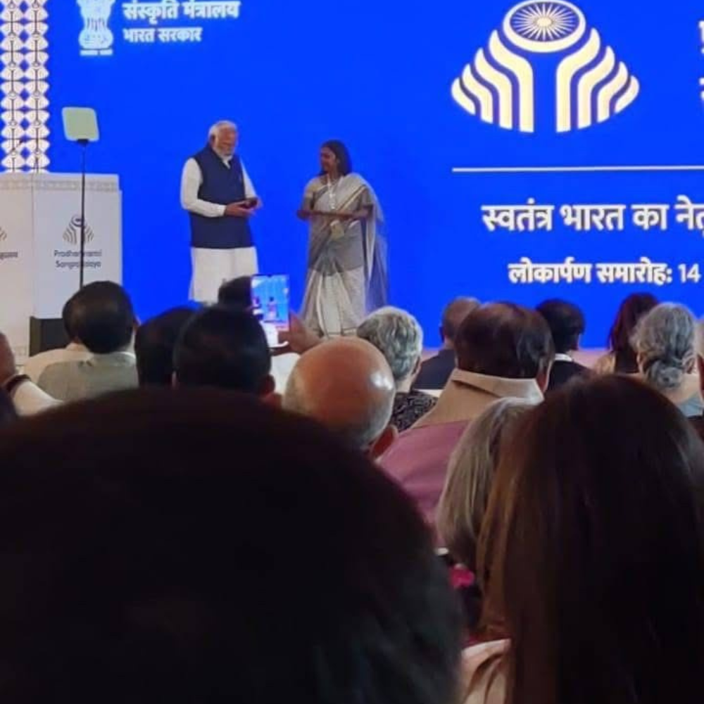 Vinita Vallery with Honourable Prime Minister